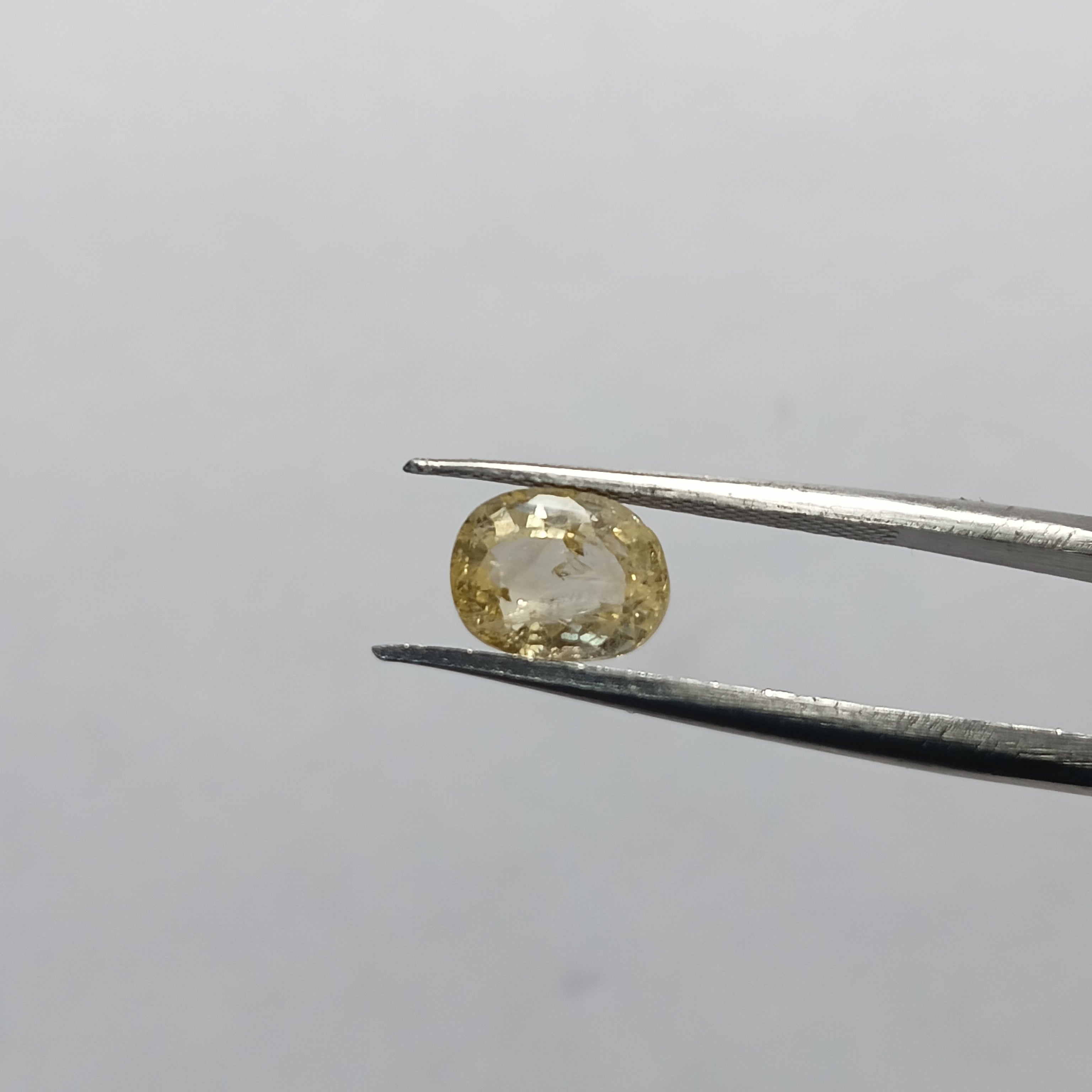 Natural Sri Lankan Ceylon Yellow Sapphire (Pukhraj) – 2.1 Carats | Certified Unheated Gemstone