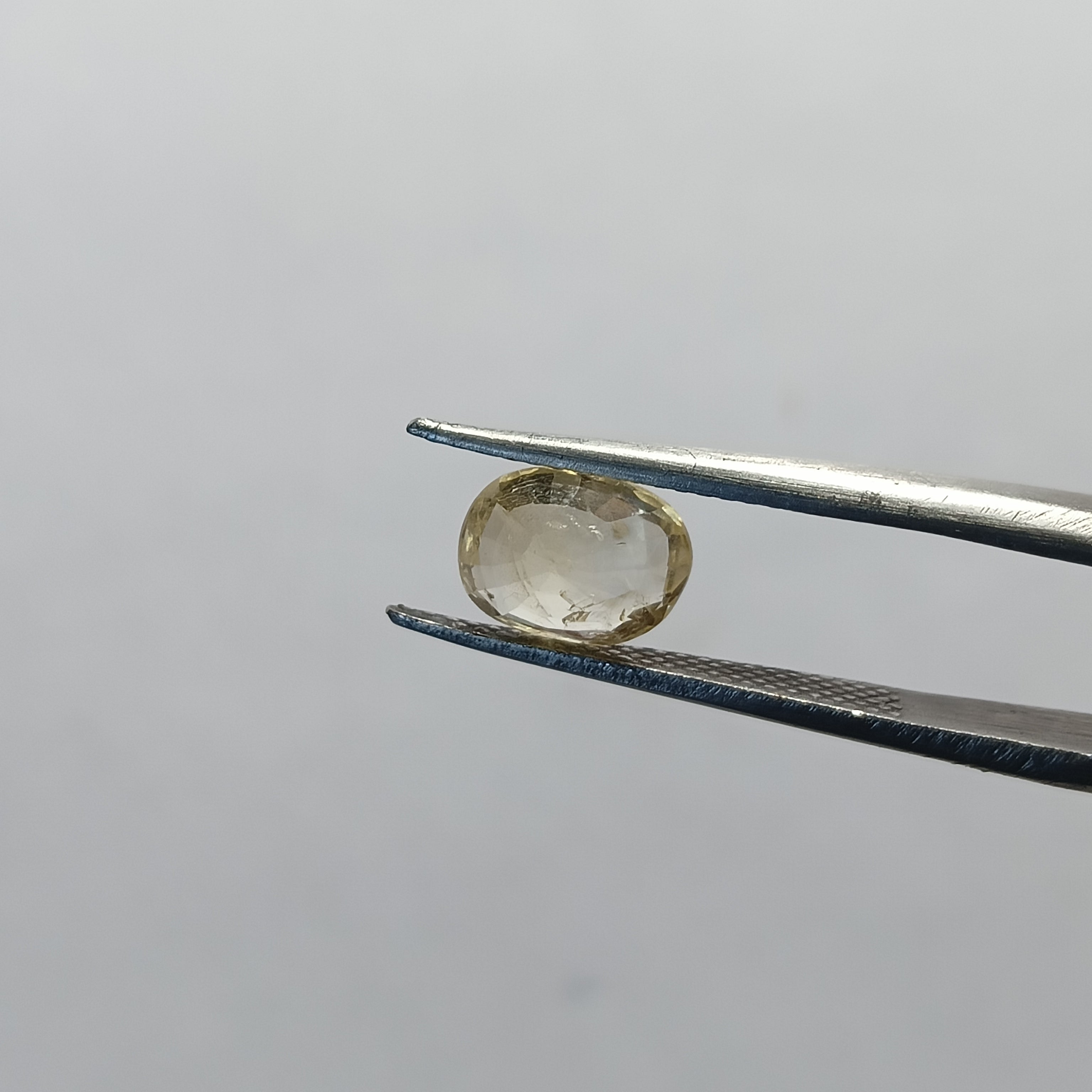 Natural Sri Lankan Ceylon Yellow Sapphire (Pukhraj) – 2.1 Carats | Certified Unheated Gemstone