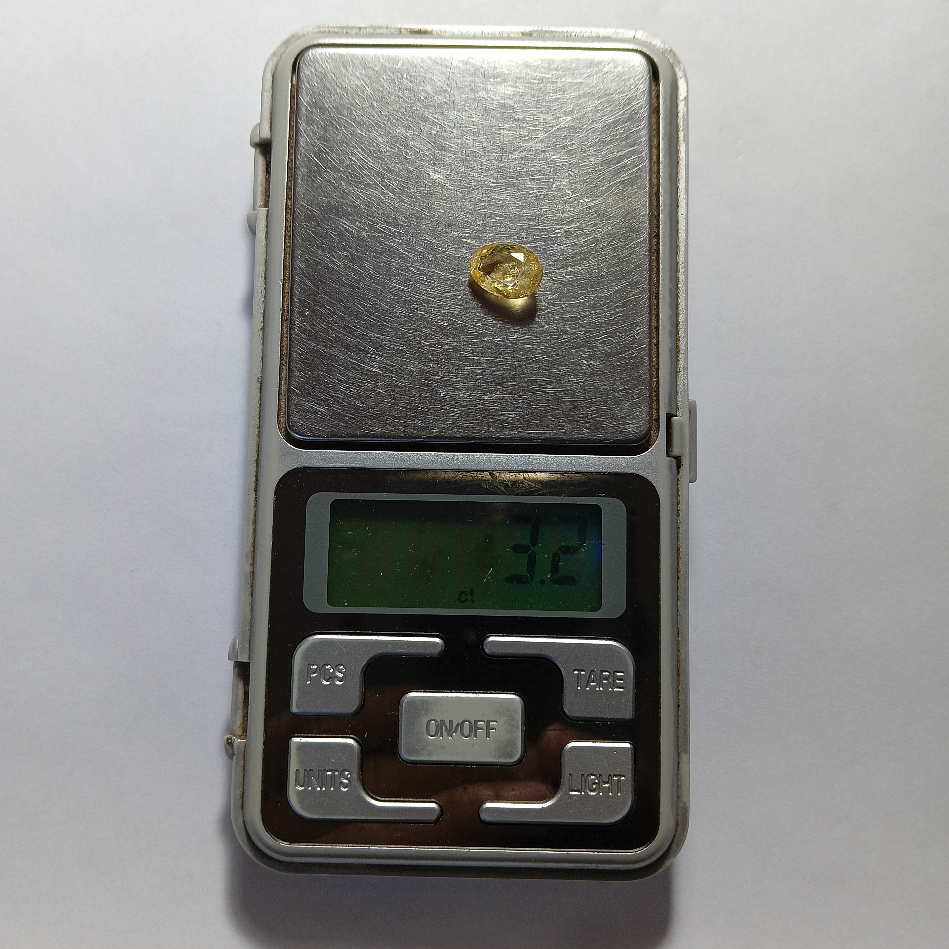 Natural Sri Lankan Ceylon Yellow Sapphire (Pukhraj) – 3.3 Carats | Certified Unheated Gemstone