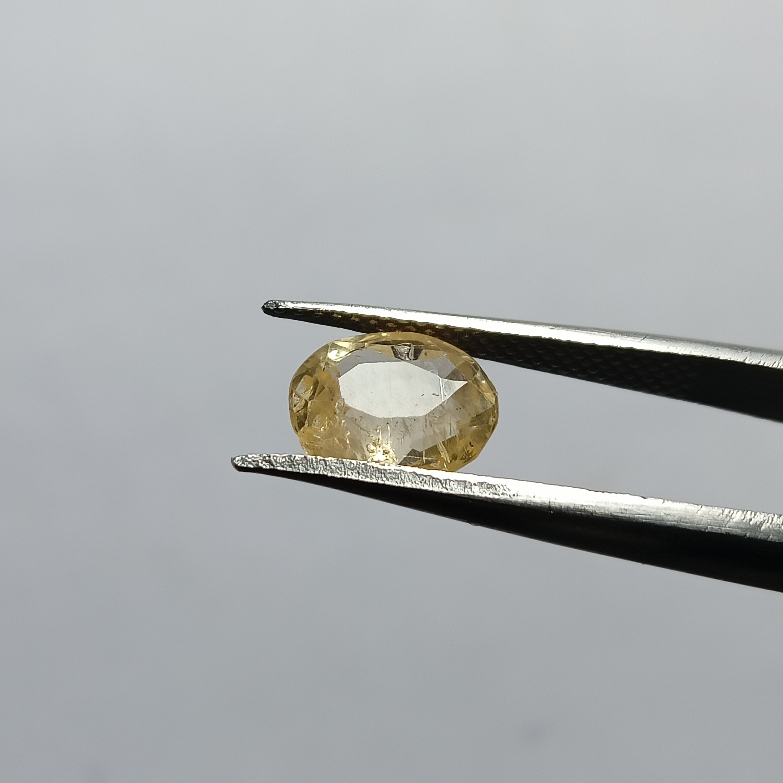 Natural Sri Lankan Ceylon Yellow Sapphire (Pukhraj) – 2.4 Carats | Certified Unheated Gemstone