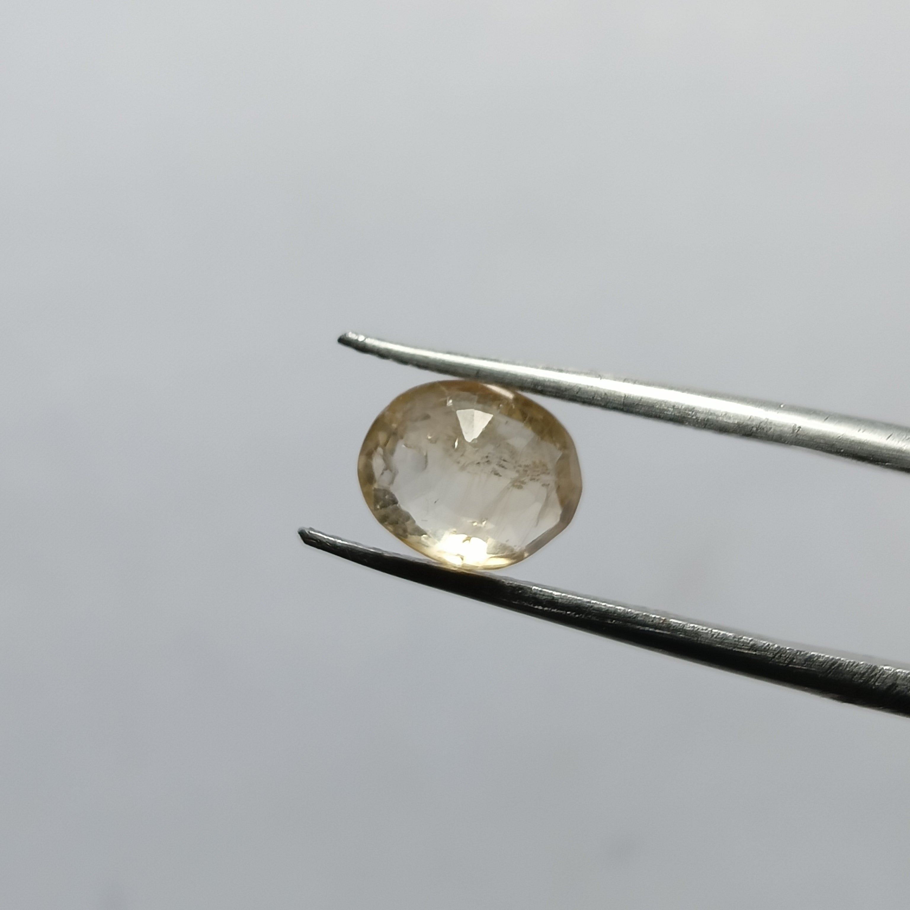 Natural Sri Lankan Ceylon Yellow Sapphire (Pukhraj) – 2.4 Carats | Certified Unheated Gemstone