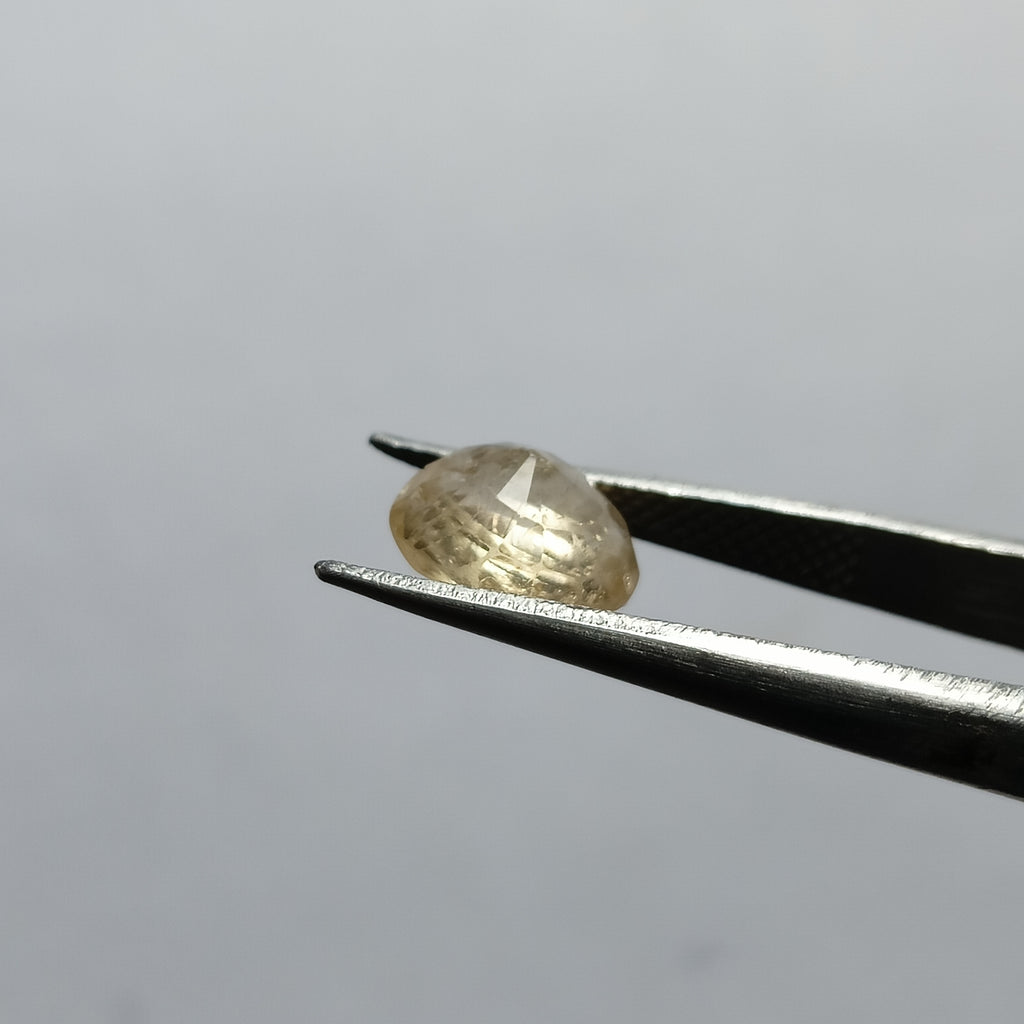 Natural Sri Lankan Ceylon Yellow Sapphire (Pukhraj) – 2.4 Carats | Certified Unheated Gemstone