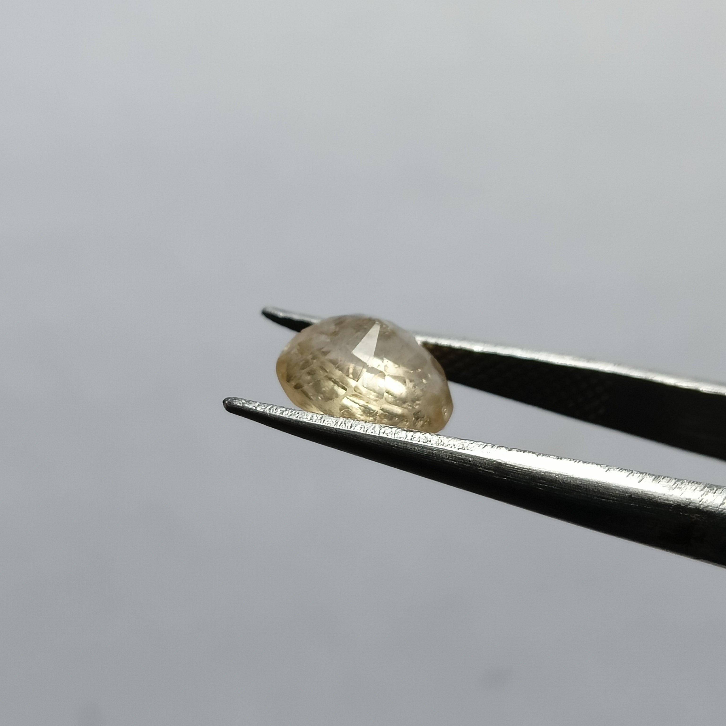 Natural Sri Lankan Ceylon Yellow Sapphire (Pukhraj) – 2.4 Carats | Certified Unheated Gemstone