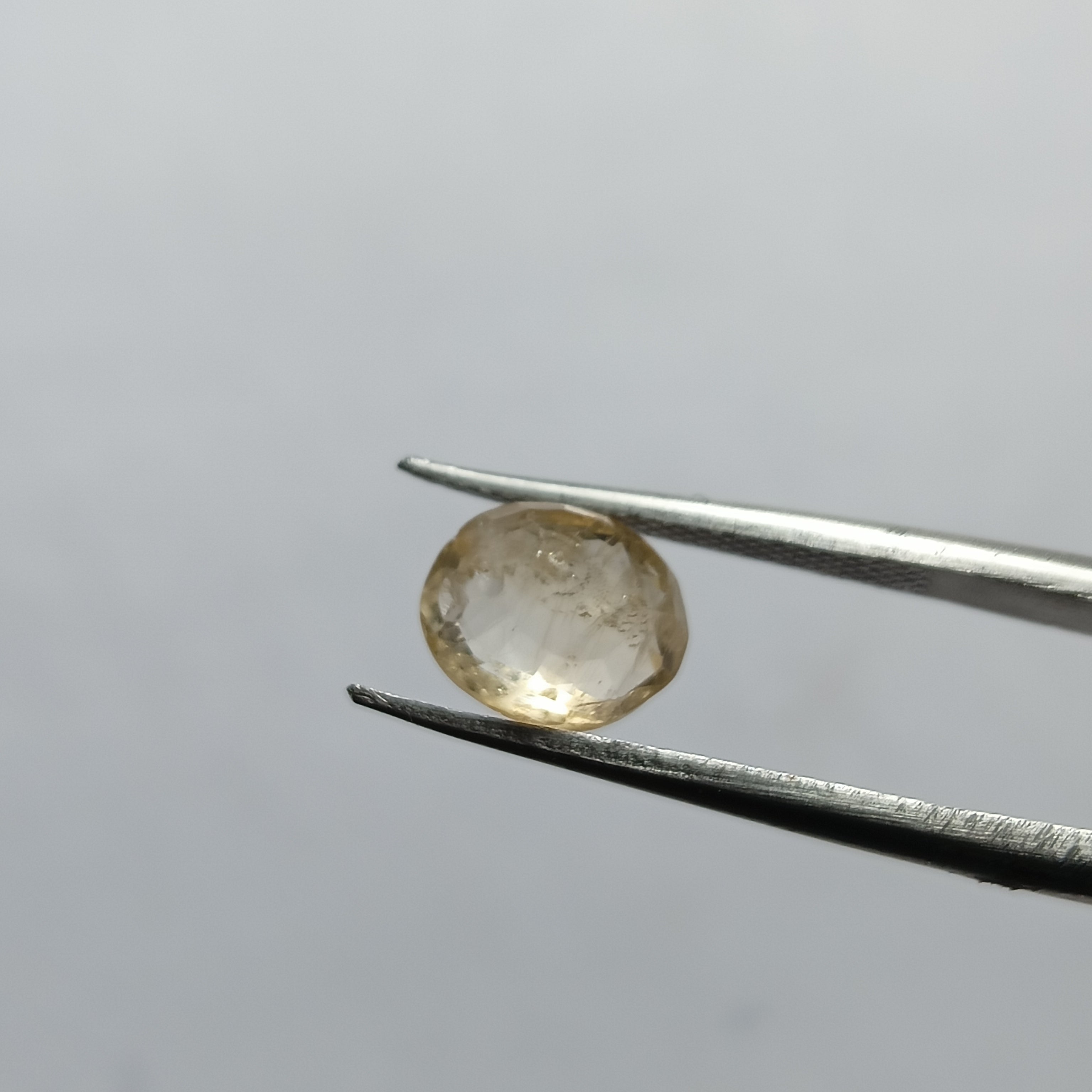 Natural Sri Lankan Ceylon Yellow Sapphire (Pukhraj) – 2.4 Carats | Certified Unheated Gemstone