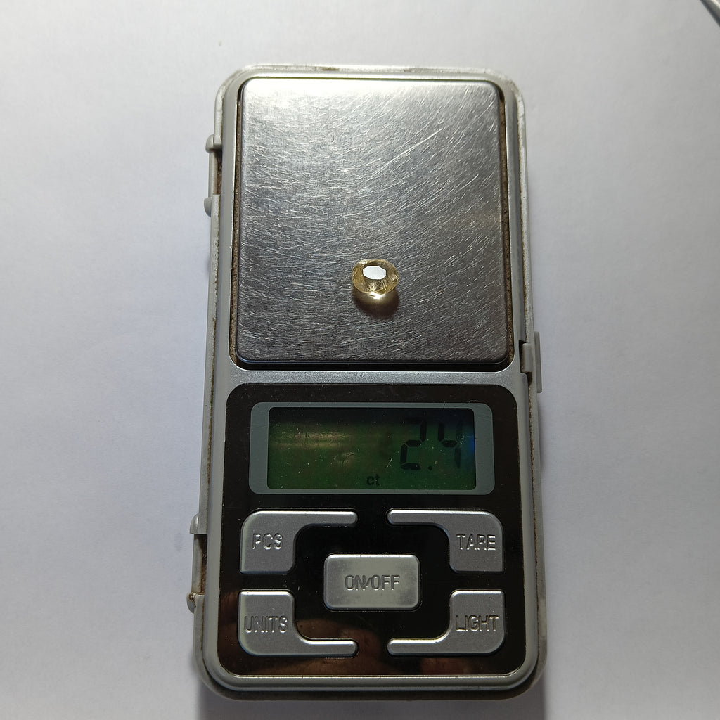 Natural Sri Lankan Ceylon Yellow Sapphire (Pukhraj) – 2.4 Carats | Certified Unheated Gemstone