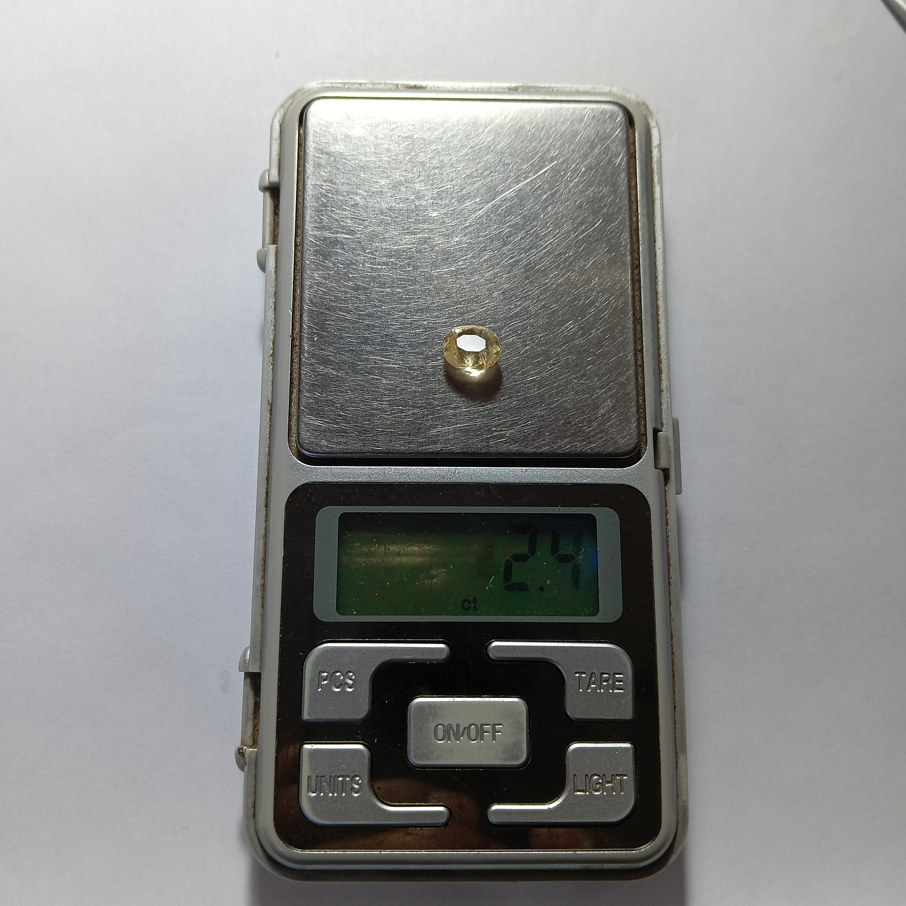 Natural Sri Lankan Ceylon Yellow Sapphire (Pukhraj) – 2.4 Carats | Certified Unheated Gemstone