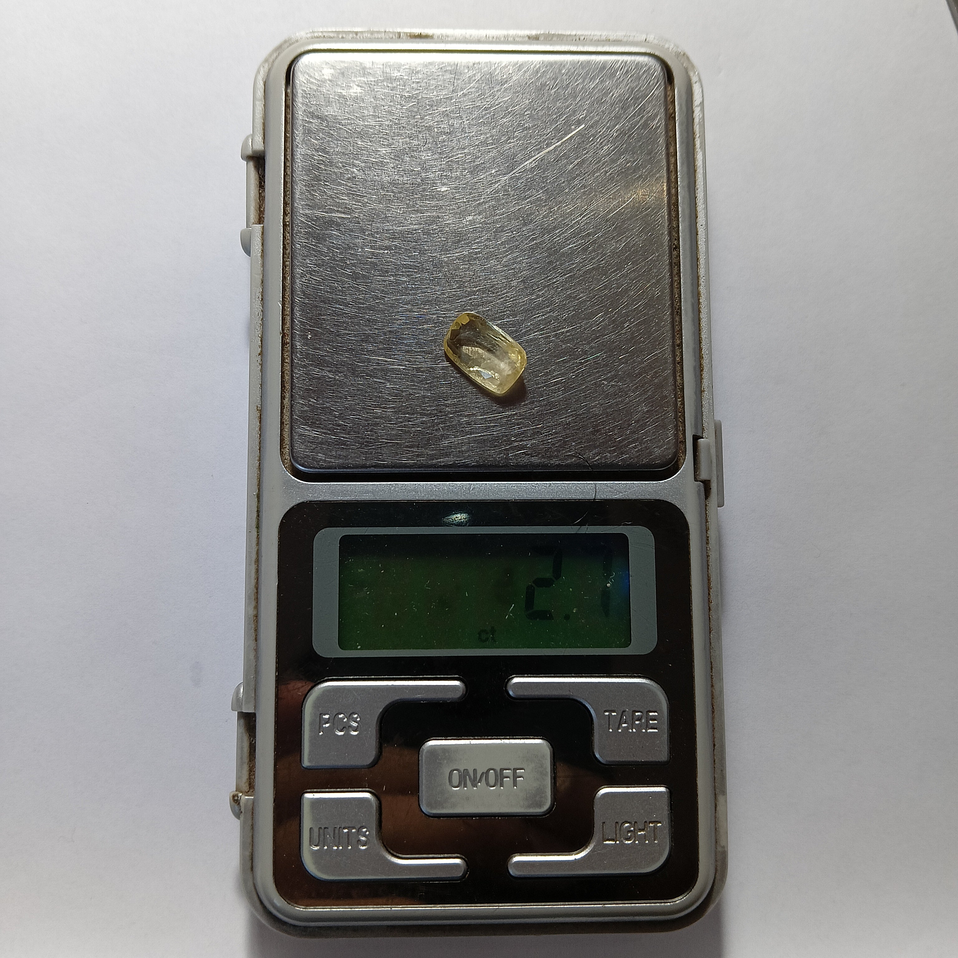 Natural Sri Lankan Ceylon Yellow Sapphire (Pukhraj) – 2.7 Carats | Certified Unheated Gemstone