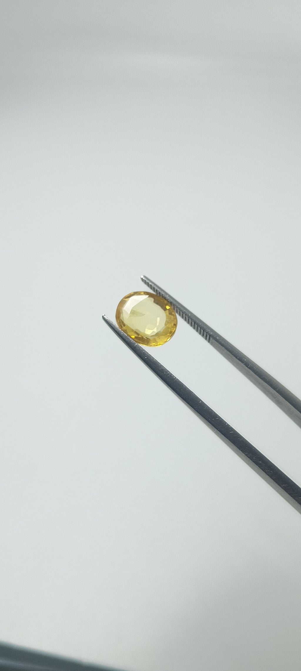 Natural Yellow Sapphire (Pukhraj) – 3.10 Cts | Top Quality | Sri Lankan Gemstone | Unheated & Certified