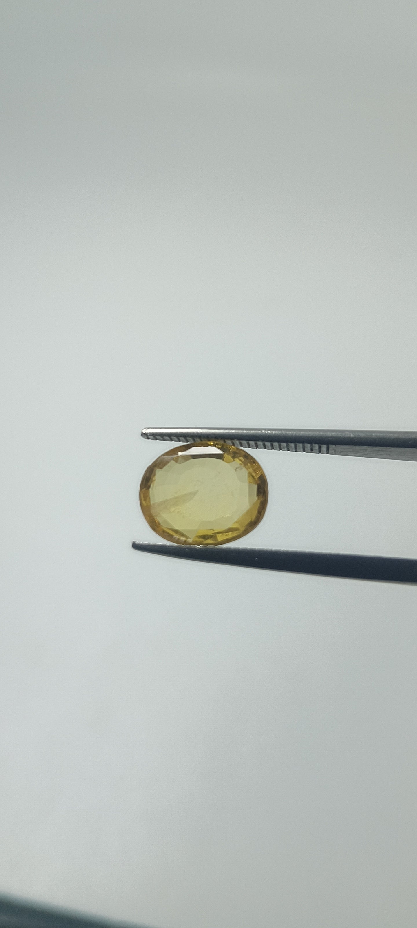 Natural Yellow Sapphire (Pukhraj) – 3.10 Cts | Top Quality | Sri Lankan Gemstone | Unheated & Certified