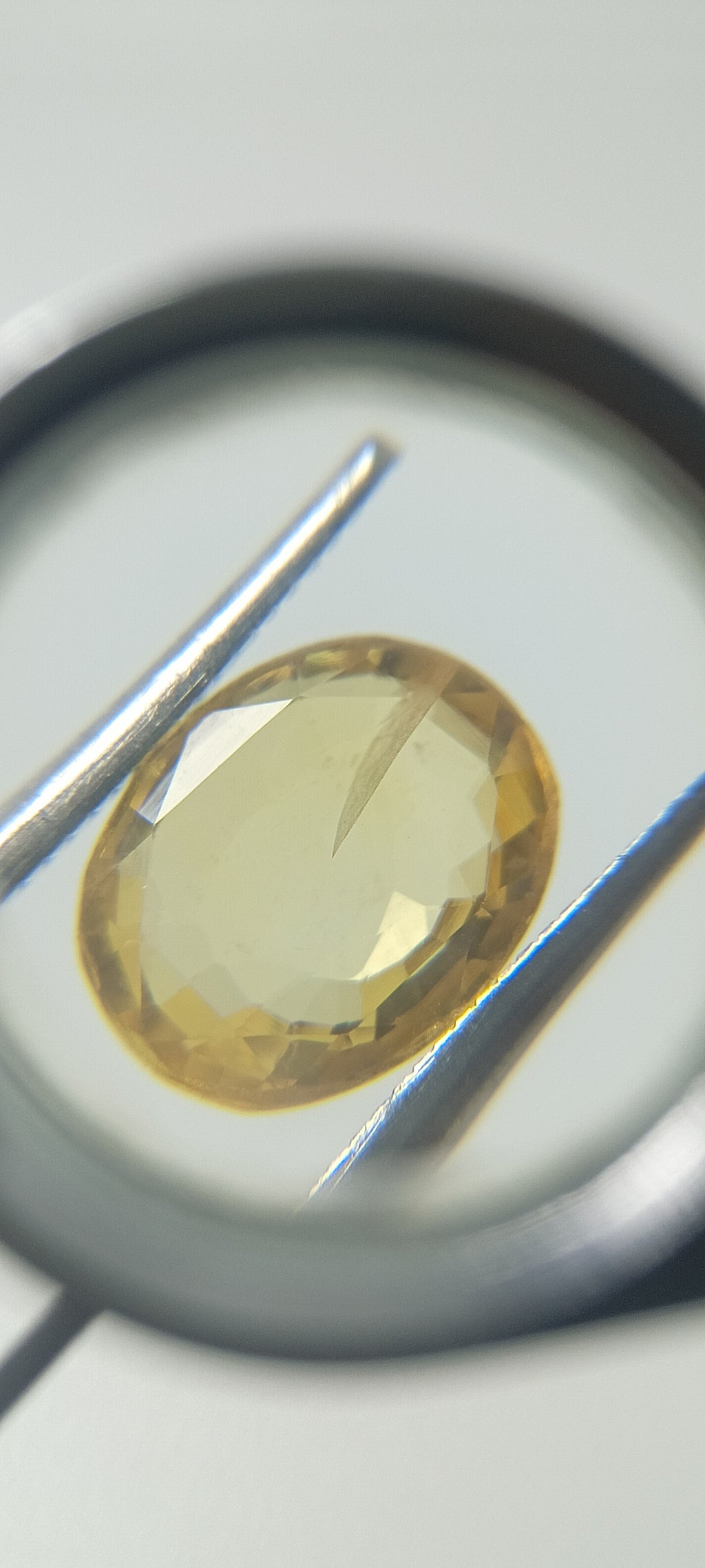 Natural Yellow Sapphire (Pukhraj) – 3.10 Cts | Top Quality | Sri Lankan Gemstone | Unheated & Certified