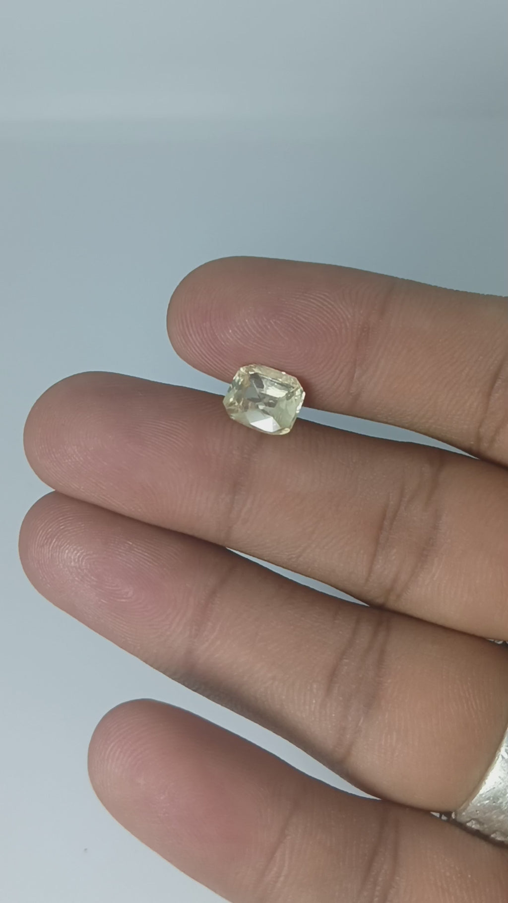 Natural Yellow Sapphire (Pukhraj) – 3.00 Cts | Sri Lankan Gemstone | Unheated & Certified | Top Quality