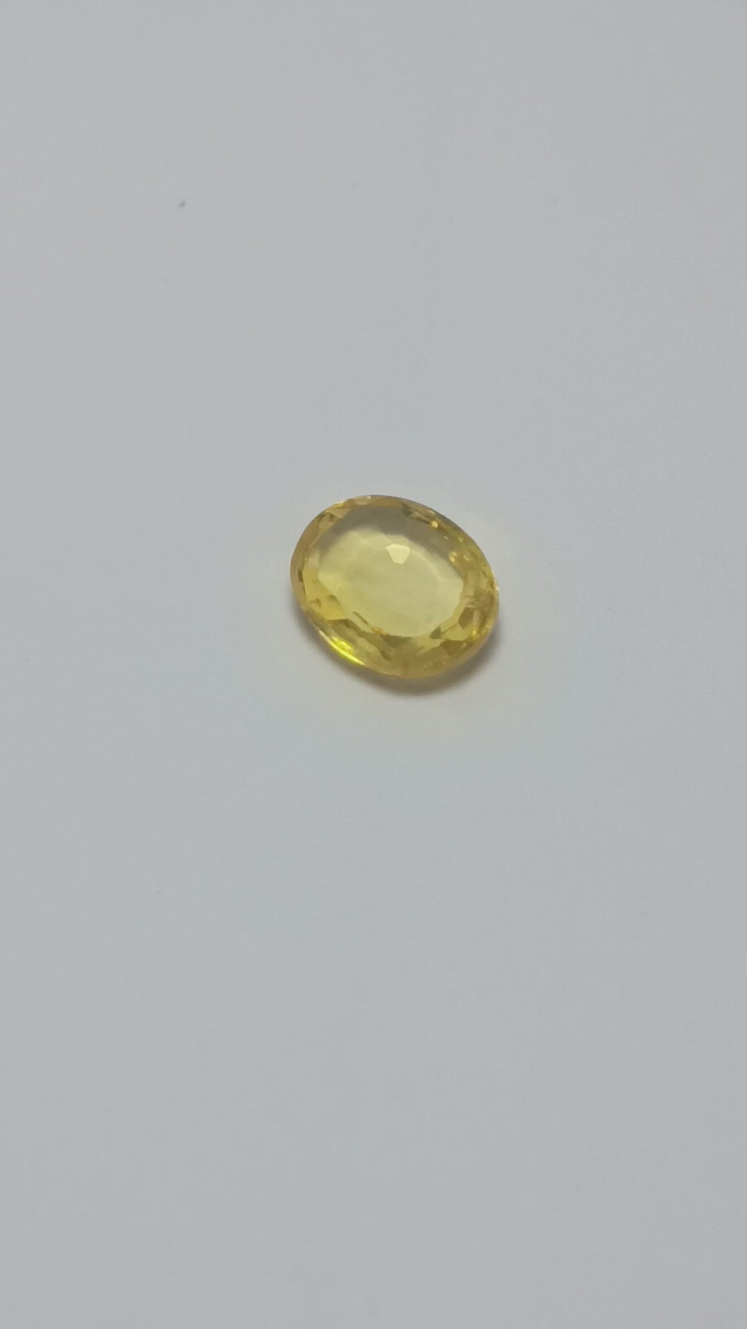 Natural Yellow Sapphire (Pukhraj) – 3.10 Cts | Top Quality | Sri Lankan Gemstone | Unheated & Certified